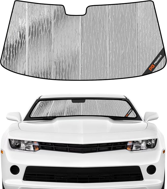 Pigenius Windshield Sunshade for Chevrolet Camaro Convertible 2011-2015 - AstraGuard by Pigenius