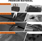 COOLBEBE 2 Pack 24" Sports Duffle Bag - 53L Travel Duffel Tote Bag, Black | Upgrade Zipper Weekender Overnight, Sturdy & Water Resistant Camping duffle for Sports Gear Hauling - Image 8