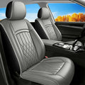 Fit for Camry Seat Covers Compatible with Toyota Camry 2012-2025 2026 - Waterproof Breathable Leather Automotive Seat Cushions Protector, Airbag Compatible,Only 2 Front seat Covers(Gray) by Unknown