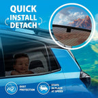 CLIM ART Magnetic Car Window Shades for Ford Escape 2020-2026 – Custom-Fit Sun Blocker Curtains, Side Window Covers, Essential Car Accessories for Camping, Baby, and Privacy Protection - MS0098 - Image 2