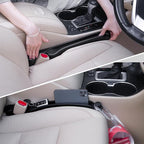 Givifive Car Seat Gap Filler Organizer Soft Foam 3IN1 Storage Slot & Hook | 2 Pack Seat Side Gap Filler Plug Universal Fit Interior Accessory for Car SUV Truck Seat & Console Gap Blocker (Narrow Black) by Givifive