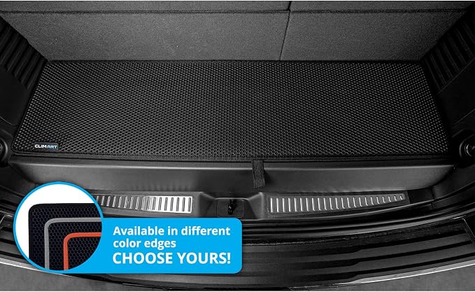 CLIM ART Cargo Liner for Chevrolet (Chevy) Tahoe 2015-2020 Custom Fit Trunk Mat, with Honeycomb Dirtproof & Waterproof Technology - All-Climate, Heavy Duty, Anti-Slip Cargo Liner, Luggage - FL01115216 - Image 3