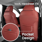 HKZ Customized Special seat Cover for Toyota Corolla (Burgundy, 2020-2022 Corolla XLE) - Image 3
