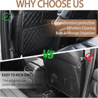 2 Pack Seat Back Protector for Kids, Car Kick Mats for Front Seats | With Large Pockets, Waterproof, Protects Against Dirt, Scuffs & Scratches, Easy to Install and CleanFits Most Vehicles - Image 3
