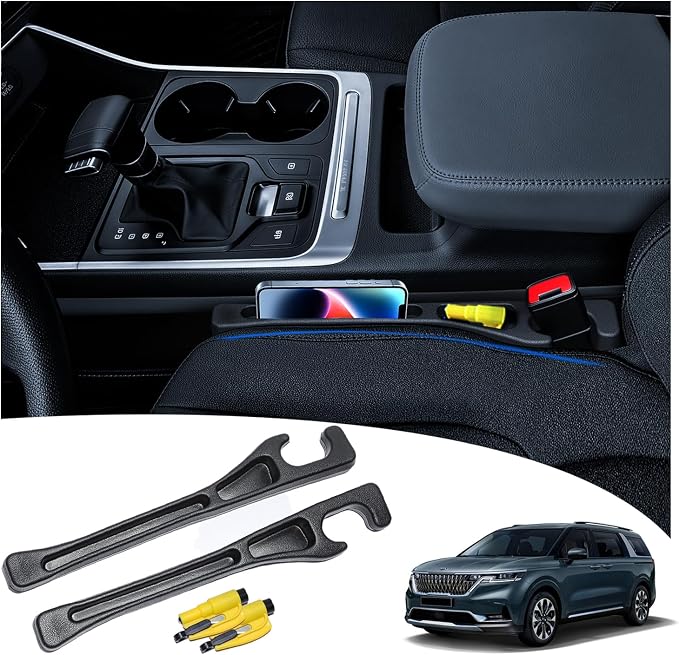 【Compatible with Kia Carnival】 Car Seat Gap Filler | No Drop Seat Guard Compatible with Kia Carnival Accessories Drop Seat Guards for Cars(2Pcs) Car Escape Tool(2Pcs) by OfficialFlagship