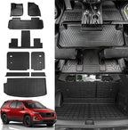 Rongtaod Floor Mats Set for 2018-2023 Chevrolet Traverse 7 Seats | 2024 Traverse Limited 7 Seats, Trunk Mat Cargo Liner TPE All Weather Back Seat Cover 2022 Chevy Traverse Accessories by Rongtaod
