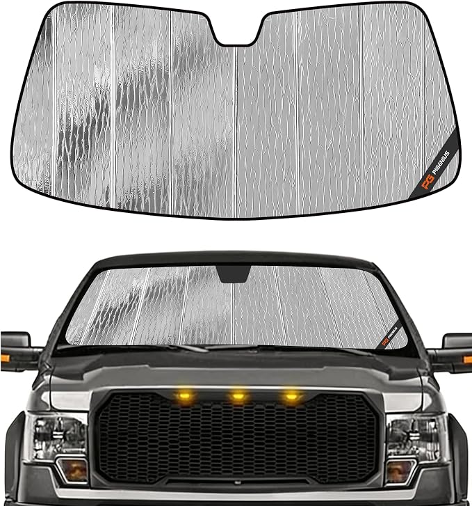 Pigenius Windshield Sunshade for Ford F-150 2009-2014 Front Window Shade - AstraGuard by Pigenius