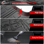 Floor Mats Set for 2023 2024 2025 2026 Kia Sportage Gas | Not for Hybrid & PHEV, Trunk Mat Cargo Mat Cargo Liner TPE All Weather Back Seat Cover Protector 2025 Sportage Accessories - Image 9