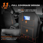 Car Seat Covers Custom Fit for Honda CRV: 2023 2024 2025 2026 Full Set Faux Leather Car Seat Cover Waterproof (5 Seats,Black) - Image 5