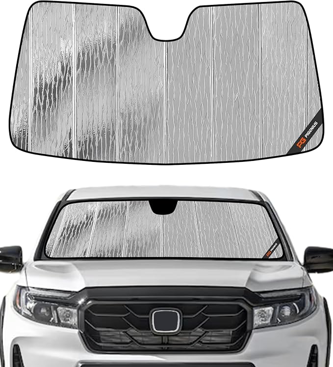 Pigenius Windshield Sunshade for Honda Passport 2019-2025, Pilot 2016-2022, Ridgeline 2017-2026. with Sensing Camera - AstraGuard by Pigenius