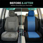 FH Group Car Seat Covers Trendy Elegance Blue Full Set Automotive Seat Covers, Airbag and Split Rear Combo Non-Slip Dash Grip Pad Universal Fit Interior Accessories Cars Trucks SUV Car Accessories - Image 9