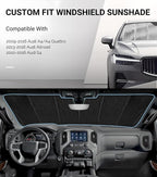 Pigenius Windshield Sun Shade for Audi A4/A4 Quattro 2009-2016, Allroad 2013-2016, S4 2010-2016 - AstraGuard - Image 2