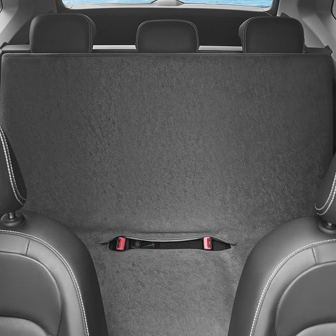 Waterproof Car Seat Cover Bench Grey Full Size Universal Fits Car Sweat Towel for Trucks SUV Van Rear Car Seat Protector Protector Cloth Seats Pack of 1 - Image 2