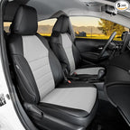 HKZ Customized Special seat Cover for Toyota Corolla (Black+Grey, 2020-2022 Corolla XLE) by HKZ