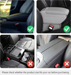 Stacool Upgraded Car Center Console Cover,Microfiber Leather Car Armrest Cover Cushion with 2 Storage Bags,Universal Car Armrest Storage Box (Orange) - Image 6