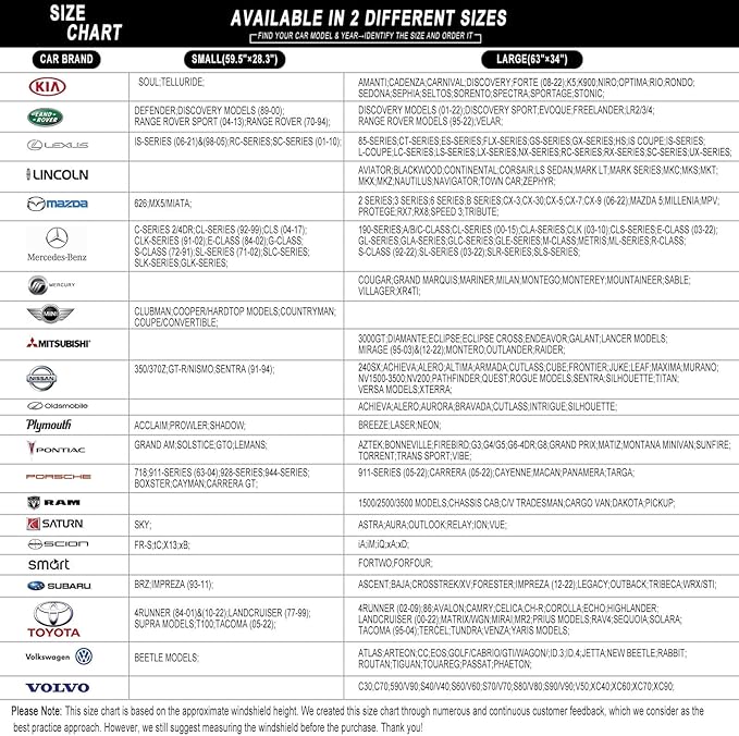 Custom Car Windshield Sunshade, 59''x28.5'' Personalized Sun Visor with Photo Text, Foldable Durable Shade Storage Pouch for Sedans SUV Trucks - Image 7