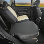 Lolcar CRV Seat Covers Custom Fit for Honda CRV 2023 2024 2025 2026 Leather Car Seat Cover Full Set for Trucks SUV,Waterproof Car Seat Cushion,Faux Leather(Black/Beige) - Image 8