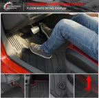 Floor Mats for 2025 2026 Toyota Camry (Include Hybrid) | Cargo Mat Trunk Mat Cargo Liner Back Seat Cover Protector All Weather TPE Camry Accessories - Image 3