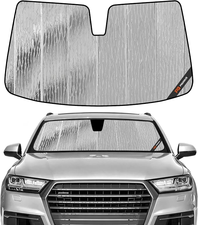 Pigenius Windshield Sun Shade for Audi Q7 2017-2019 Front Window Sunshade - AstraGuard by Pigenius