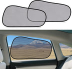 ZATOOTO Tesla Model Y Window Shades for Rear Window,Clear View | Transparent Static Cling Film, Blocks 90% UV & Heat, No Adhesive, Easy Install, Enhanced Visibility, Interior Protection - Image 8