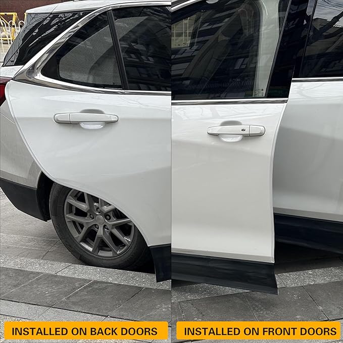 Winunite 32.8ft (10m) Self-Adhesive Car Door Edge Guards Clear | High transparency, U-shaped PVC, fits sedans trucks SUVs, reduces parking lot door dings, protects against paint chips - Image 2