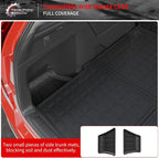 Cargo Mat & Backrest Mats for 2023 2024 2025 2026 Mazda CX50 | Trunk Mat Trunk Liner Cargo Liner TPE All Weather Back Seat Cover Protector 2024 CX-50 Accessories - Image 2