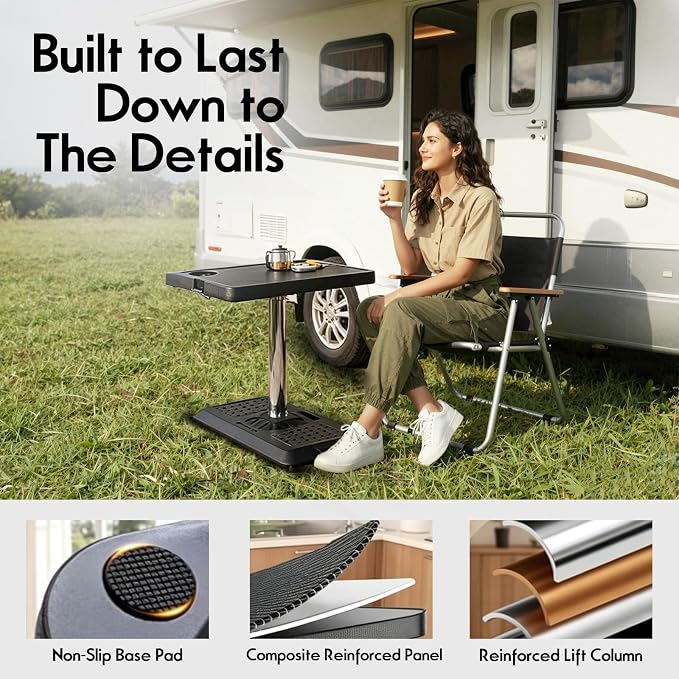 Car Seat Tray Table, Adjustable Car Laptop Desk for Travel, Work & Eating | Car Tray,Car Desk for Laptop,Multi-Function Travel Tray,Portable Car Table,for Front Passenger/Rear/Driver Seat - Image 6