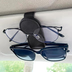 KIWEN Sunglasses Holder for Car Visor, Magnetic Leather Sunglass Eyeglass Hanger Clip for Car Sun Visor Accessories (1, Gray) - Image 7