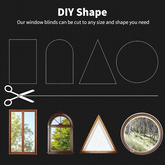 Magnetic Blackout Window Cover, 100% Blackout Shades for Bedroom No Drill Black Out Window Blind Temporary Shades for Nursery Removable Black Out Curtains for RV, Media Room 57x79 inch - Image 6