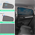 Civic Window Shades 2016-2021, Rear Side Mesh, 2PCS | Custom Fit Window Shades, Breathable Mesh Blocks UV Rays, Reduces Heat & Glare, Creates Comfort for Babies & Rear Passengers - Image 6