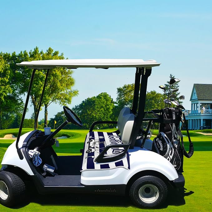 ENYORSE Golf Cart Seat Covers, Tropical Floral Seat Towel Blanket, Soft Breathable Microfiber, Keeps Seats Cool & Comfortable, 51”x31”, Fits 2 & 4 Passenger EZGO, Yamaha,Club Car Carts - Image 6