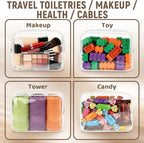 YedsIntu 16 Packs Clear Makeup Bags Cosmetic Storage Bags Waterproof TAS Approved Toiletry Bags PVC Zipper Pouches Organizer Case for Organizing Travel Bathroom - Image 5