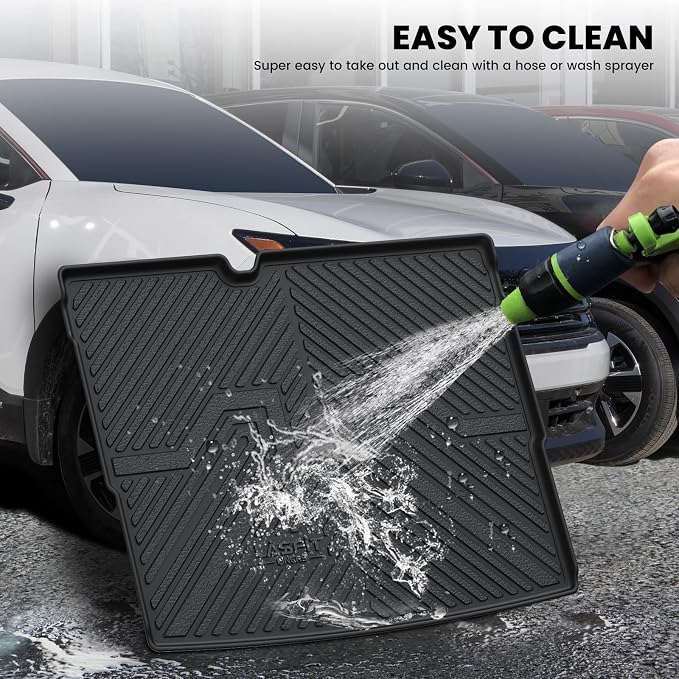 LASFIT Cargo Mats for Nissan Kicks FWD 2026 2025 | (Not Fit AWD & 2025 Kicks Play) All Weather TPE Custom Fit Cargo Trunk Mat & Backrest Mats Accessories, Black - Image 8