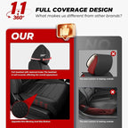 TTX LIGHTING Custom Fit Seat Covers for Honda CR-V 2017-2022 | Original Seat Pattern Faux Leather Waterproof Full Set for 2-Row 5-Seater, Airbag Compatible - Image 6