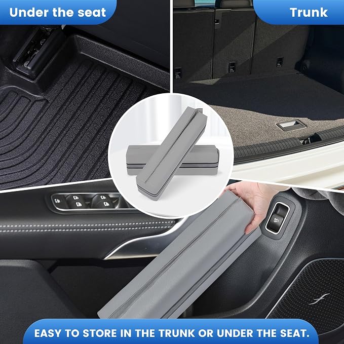 Magnetic Car Door Dent Protector Removable Car Door Guard - Prevents Dents and Scratches for Vehicles (Silver Gray) - Image 8