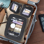 Clear Makeup Bag with Mini Cosmetic Bags,Travel Toiletry Bag for Women,Portable Cosmetic Bag Case, Transparent Waterproof Cosmetic Organizer Storage Bag for Women Men - Image 6