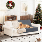 Waterproof Dog Blanket, Non-Slip Soft Pet Bed Cover, Couch Cover for Dogs Washable, Protects Sofa, Furniture, Crate, Car, Tear Resistant Leakproof Pet Blanket (52x82 Inch, Dark Grey) by CYCMACOHOME