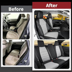 HKZ Customized Special seat Cover for Toyota Corolla (Black+Grey, 2020 2021 2022 Corolla L LE) - Image 5