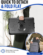 Car Seat Tray Table, Adjustable Car Desk for Laptop & Tablet, Multi-Function Travel Tray for Driver, Front Passenger & Rear Seats, Work & Eating Essential Car Accessory for Long Road Trips - Image 7