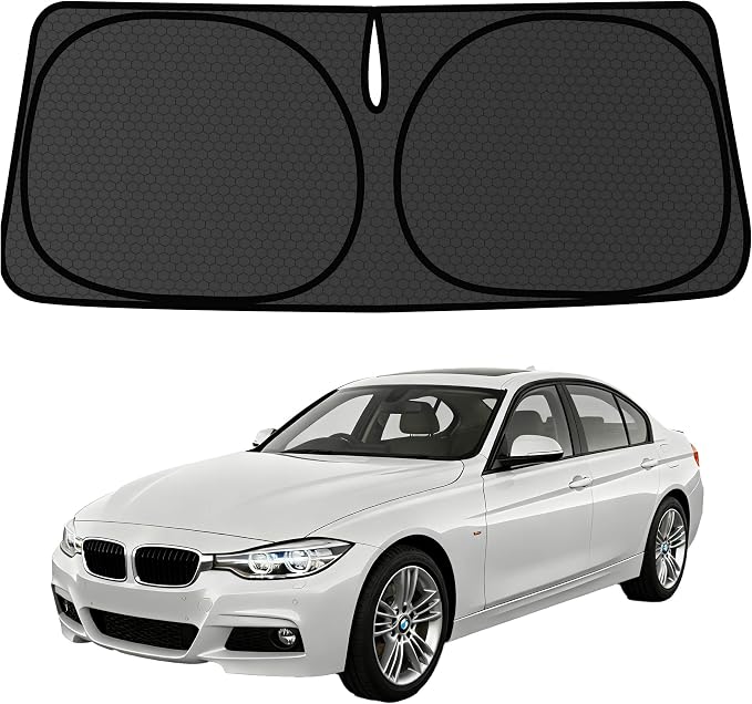 mini Cooper Cooper S Windshield Sun Shade for BMW mini Cooper Cooper S Hardtop 4 Door 2015-2025 Blocks UV Rays Accessories,1:1 Custom Foldable Thickened Front Window Sunshade Visor by Achaltiza