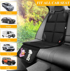 Meolsaek Car Seat Protector for Child Car Seat，Non-Slip Backing No Imprints | Durable Car Seat Mat 600D Fabric, Waterproof Car Seat Cover with Thick Pad - Image 5