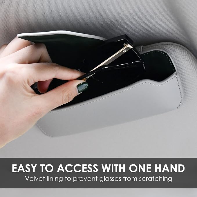 Sunglass Holder for Car Visor Glasses Case Non-Slip Clip Universal for Sunglasses Eyeglasses Car Interior Accessory - Image 3
