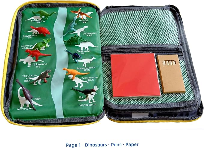 Portable Busy Travel Toys for boys, Quiet Car Airplane Trip Toddler Toy | On-the-Go Play Set,Toy Storage Bag , Essentials & Activities for Long Travel Camping, Gift for Kids Ages 3-5 & 4-8 Years Old - Image 3