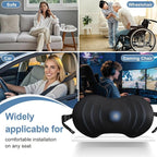 BYMECOST Lumbar Support Pillow for Car, Ergonomic Back Cushion | Memory Foam Lower Back Support Cushion with Strap for Driving, Lumbar Pillow for Pain Relief, for Office Chair, Long Sitting - Image 5