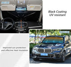 Orange Blue Sunset Car Sun Shade Windshield Car Umbrella Foldable Uv Ray Reflector Front Window Sun Shade Visor Shield Cover - Image 5