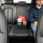 Car Storage Organizer Between Seats,Center Console Armrest Storage Box Back Seat Organizer with Small Compartment Car Interior Storage Box,Cup Holder Tray with Non-slip Mat(Black) | Center Console Armrest Storage Box,Front & Back Seat Floor Organizer,C... - Image 5