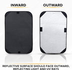 EcoNour RV Door Window Shade Trailer RV Skylight Covering for UV Protection | Foldable Window Sunshade | Blinds for Camper Windows | Camping Accessories for Travel Trailer | 16" x 25" - Image 5