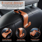 LivTee Car Seat Headrest Hook, Auto Seat Hook Hangers Organizer Interior Accessories for Purse Coats Umbrellas Grocery Bags Handbag, 4-Pack - Blown - Image 2