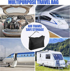DOCEPERT Upgraded 840D Rollator Travel Bag(37”L X 29”H X 14”W) | Wheelchair Travel Bag, Carry Bags with Padded Straps for Folding Rollator Walkers, Transport Chairs, Airplane TSA Traveling - Image 7