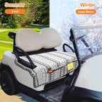 PGmoon Golf Cart Seat Covers with 4 Front Pockets & Nonskid Bottom | Universal Golf Cart Seat Towel Blanket Fits for EZGO, Yamaha, Club Car and More 2 Person Seats Golf Carts - Image 7